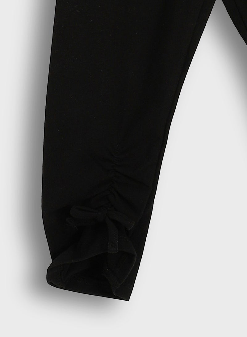 LC WAIKIKI Elasticated Waist 3/4 Length Girls' Leggings - Image 4